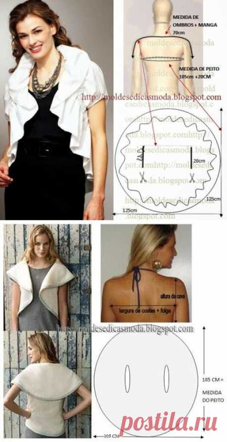 Moldes Moda por Medida: BOLERO