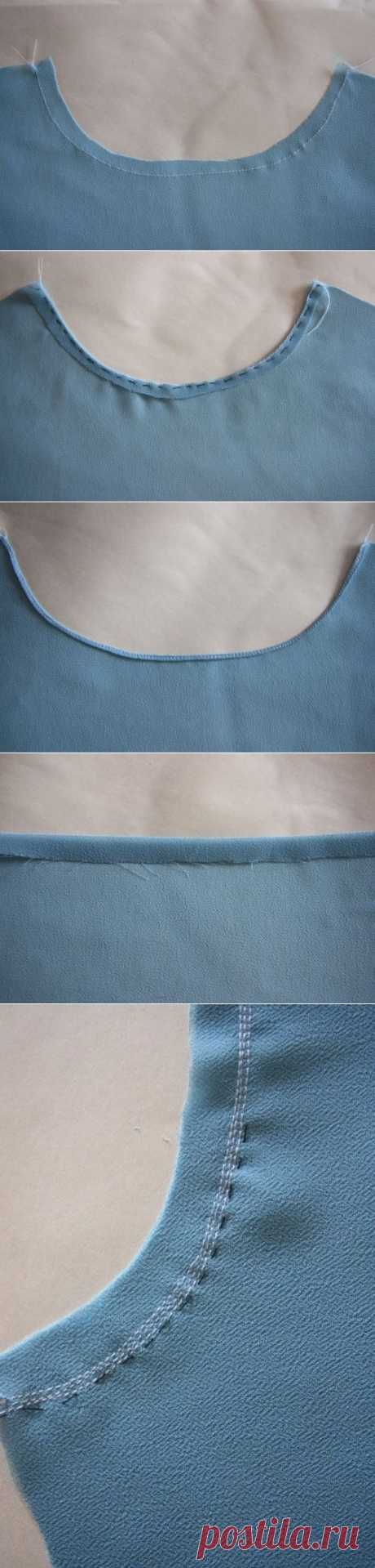 Как обработать край тонкой ткани / Мастер-классы / Burdastyle