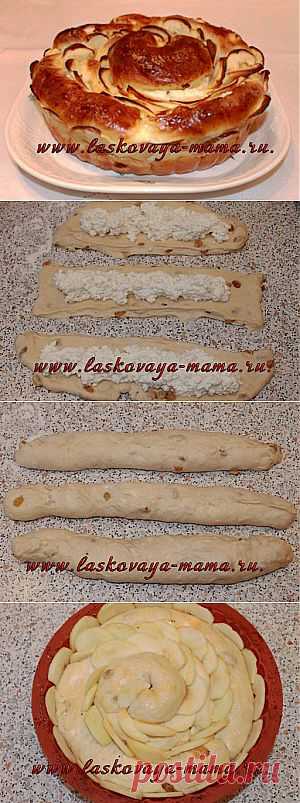 Вкуснейший дрожжевой яблочный пирог