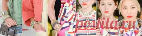 Модные украшения от Chanel из круизной коллекции Resort 2016 - браслеты, броши-цветы, колье, цепочки, бусы