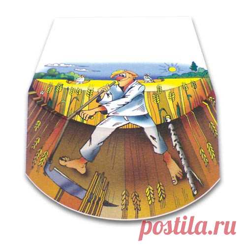 Блок для записей с фигурным срезом 