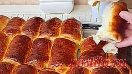 Булочки с начинкой, тесто получается мягкое как пух