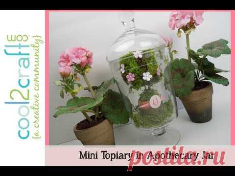 Мастера рукоделия - рукоделие для дома. Бесплатные мастер-классы, фото и видео уроки - Видео мастер-класс: Мини-топиарий