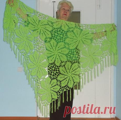 Шаль &quot;Весенняя трель&quot; от Натальи Петровны