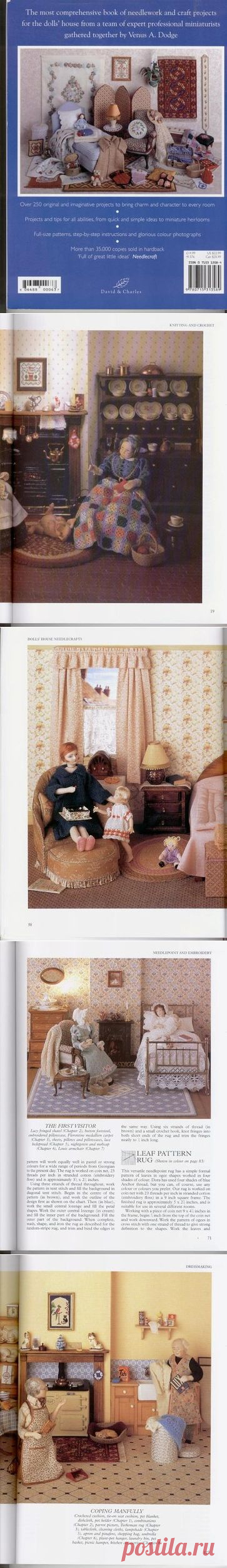 Dolls House Needlecra.Одежда и мебель.Идеи и схемы