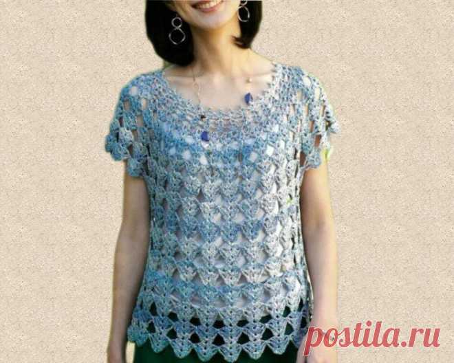 🧶👉Как связать крючком красивую кофточку с круглой кокеткой на любой размер и возраст. Свяжет даже начинающий | Вязание от Елены Ерминой | Яндекс Дзен