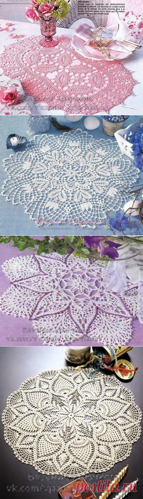 Вязание. Салфетки. Схемы - Nebka.Ru