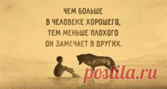 Чем больше в человеке хорошего...