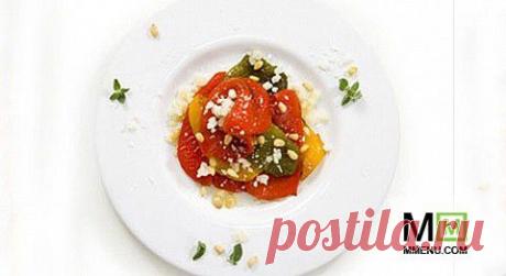 Перцы на гриле с козьим сыром - кулинарный рецепт. Миллион Меню