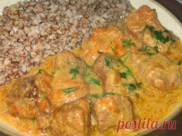 шеф-повар Одноклассники: Мясная подлива со сметаной