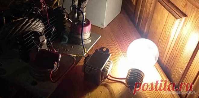 Новый вариант повышающего преобразователя  с 12 Вольт  до 220 Вольт Всем привет. Сегодня я предлагаю вам познакомиться с очередным вариантом преобразователя напряжения с 12 вольт на 220 вольт, да в интернете море подобных самоделок, но этот вариант собран при помощи мной придуманного Н-моста. При такой сборке, можно отказаться от трансформатора, в котором