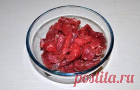 Тушеная говядина в пикантном соусе – пошаговый фоторецепт