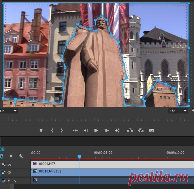 Хитрости в работе с масками фильтров в Adobe Premiere Pro