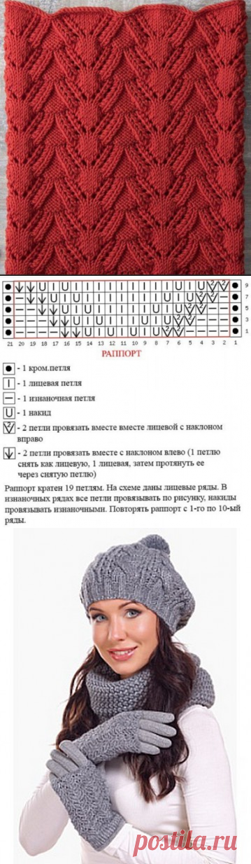 Красивый ажурный узор