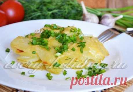 Картошка в духовке с майонезом и чесноком, рецепт с фото