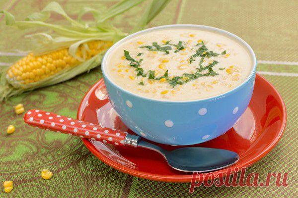 Сливочный суп с кукурузой