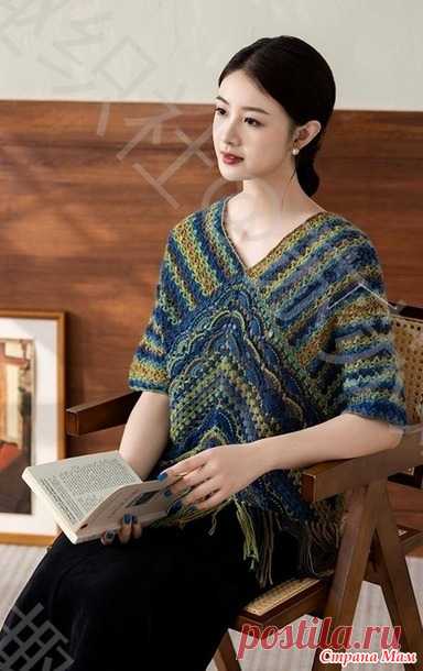 Ярко и интересно. Пуловер с бахромой. - Все в ажуре... (вязание крючком) - Страна Мам