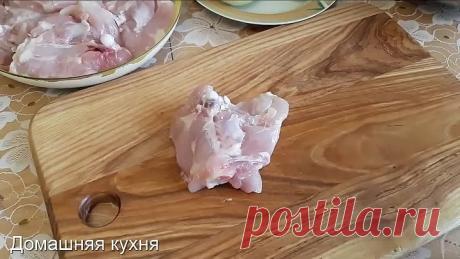Куриный шашлык с картошкой