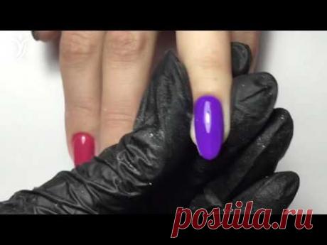 Опил 4 форм на натуральных ногтях квадрат, мягкий квадрат, овал и миндаль