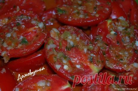 Помидоры по корейски, быстро, вкусно.
