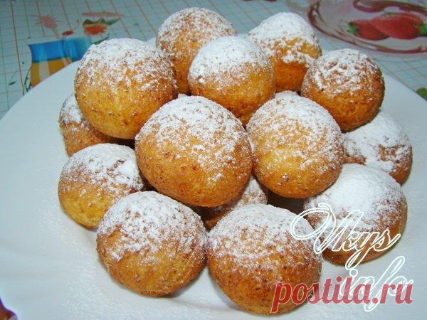 Творожные пончики рецепт