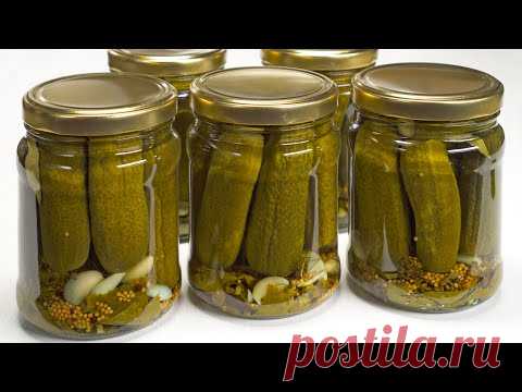 🥒 Кисло-сладкие МАРИНОВАННЫЕ ОГУРЦЫ на зиму. Хранятся без холодильника. Рецепт от Всегда Вкусно!