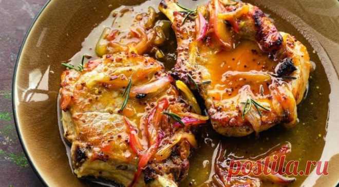 Свинина в апельсиново-горчичном соусе | Самые вкусные кулинарные рецепты