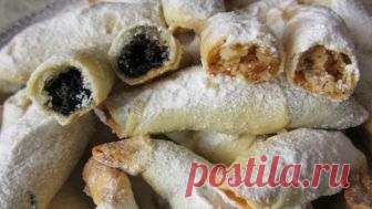 Рогалики «Минутка»: хрустящие снаружи и мягкие внутри | Вкусные рецепты