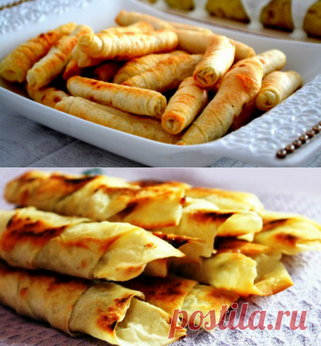Простая закуска из лаваша