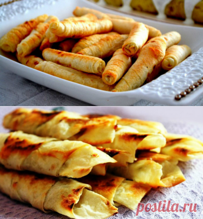 Простая закуска из лаваша