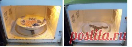 ЧИСТКА МИКРОВОЛНОВОЙ ПЕЧИ ЗА 5 МИНУТ