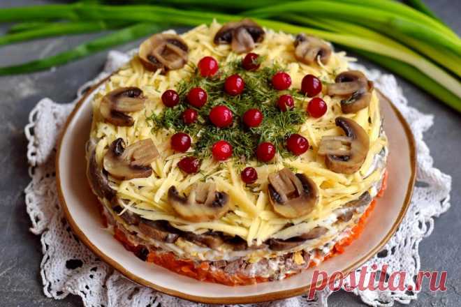Салат Грибной хоровод