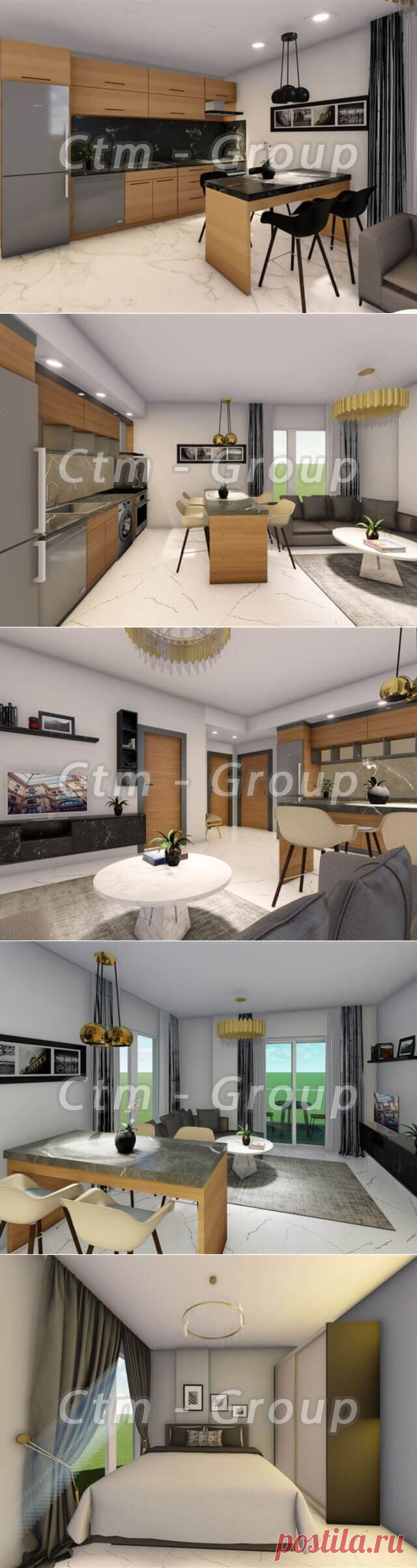 Квартира 1+1 в районі Оба в Аланіі