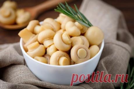 Маринованные шампиньоны на зиму без стерилизации — БЛИНЧИК