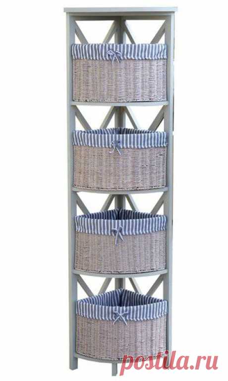 51373 Стеллаж ARIVA-539 Marin - Home Line (Домашняя линия) - В СТИЛЕ ПРОВАНС И КАНТРИ - Салоны мебели Rattan&amp;Wood - Мебель из ротанга и массива - Мебель в стиле прованс и кантри - Плетеная, ротанговая мебель