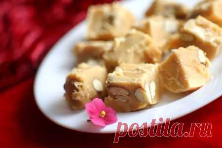 Ванильная сливочная помадка с орехами | Кулинарные рецепты от Ксении