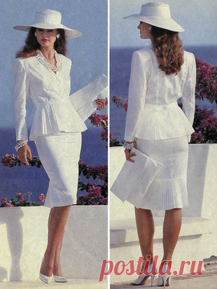 Костюм: жакет и юбка - №246976 № 3 из  2/1987 Burda –