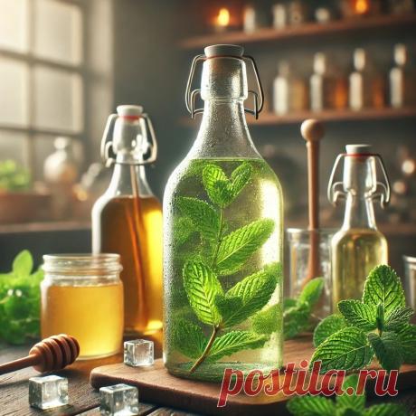 Освежающая настойка с мятой и медом 🍃: рецепт настойки на водке