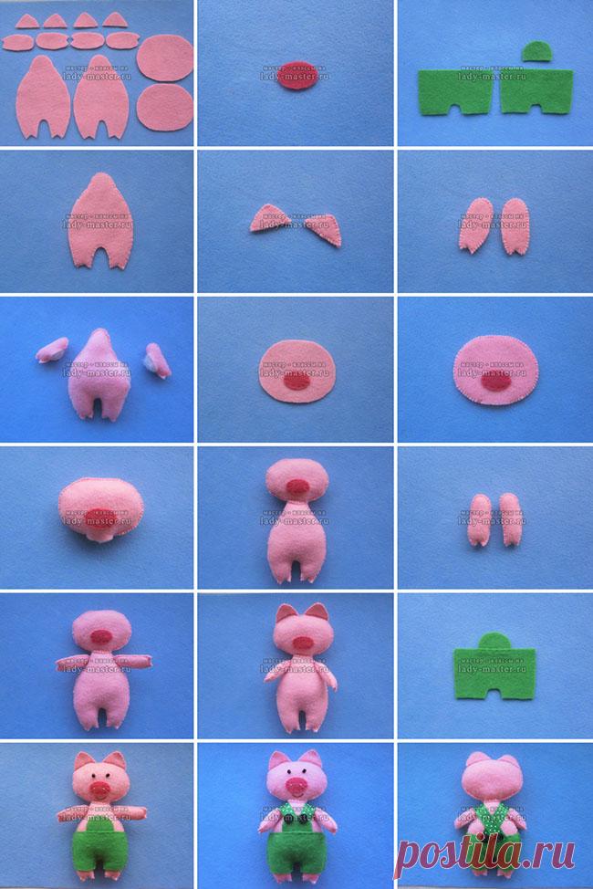 Свинья своими руками: 70 способов сделать символ Нового года 2019