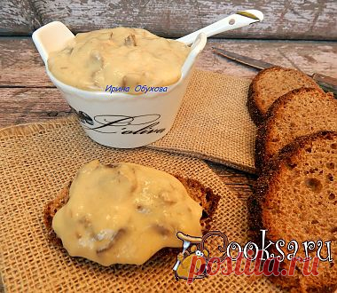 Плавленый сыр с грибами  готовим сами