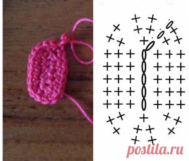 Связать овал крючком легко