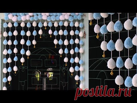 Woolen craft ideas:  Toran making ideas simple | New toran design 2019