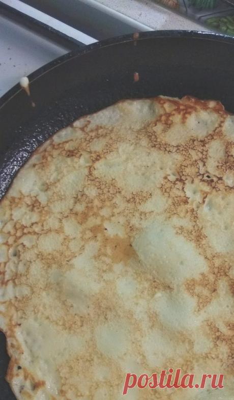 Самые нежные блинчики на сметане