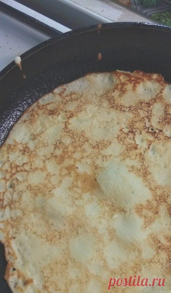 Самые нежные блинчики на сметане