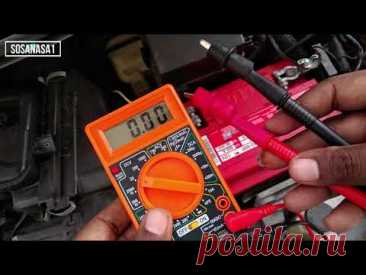 Multimetro Digital: Como MEDIR VOLTAJE de la BATERÍA de un carro y que nos indica sobre su VIDA ÚTIL