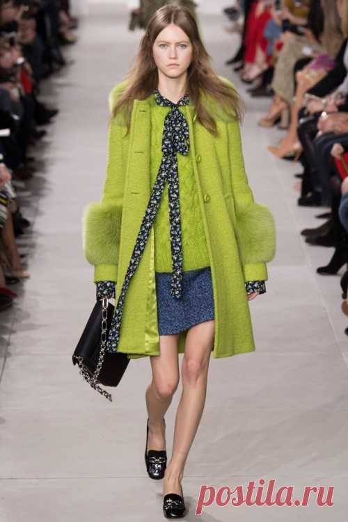 Michael Kors осень-зима 2016-2017 — роскошь в сочетании с расслабленностью и ноткой веселья