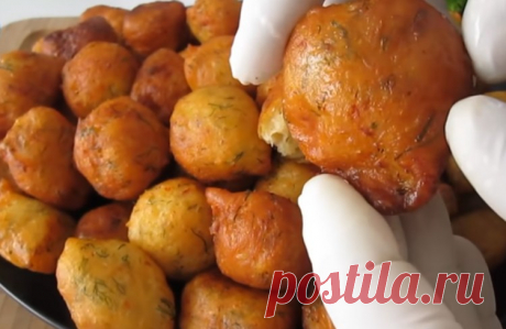 Жареные картофельные пончики - Лучший сайт кулинарии