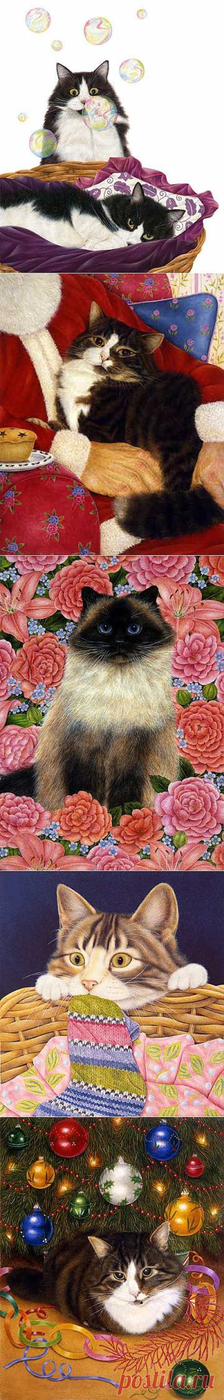 Блоги@Mail.Ru: Кошачий мир художницы Anne Mortimer