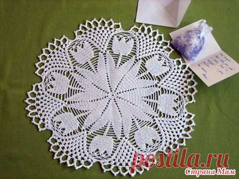 Вяжем салфетку "Тюльпанчики" он-лайн!!! - Вяжем вместе он-лайн - Страна Мам