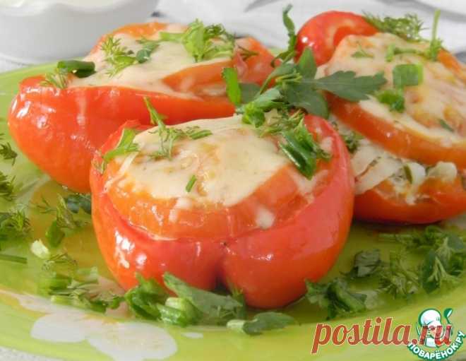 Запеченный фаршированный перец – кулинарный рецепт